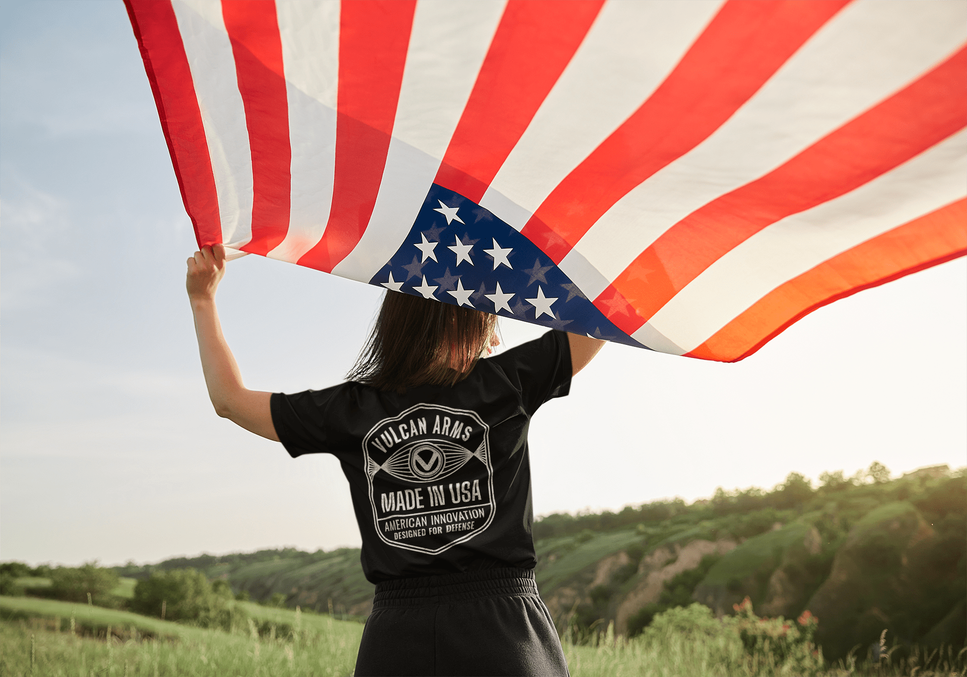 AMERICAN INNOVATION LOGO T - SHIRT - VULCAN