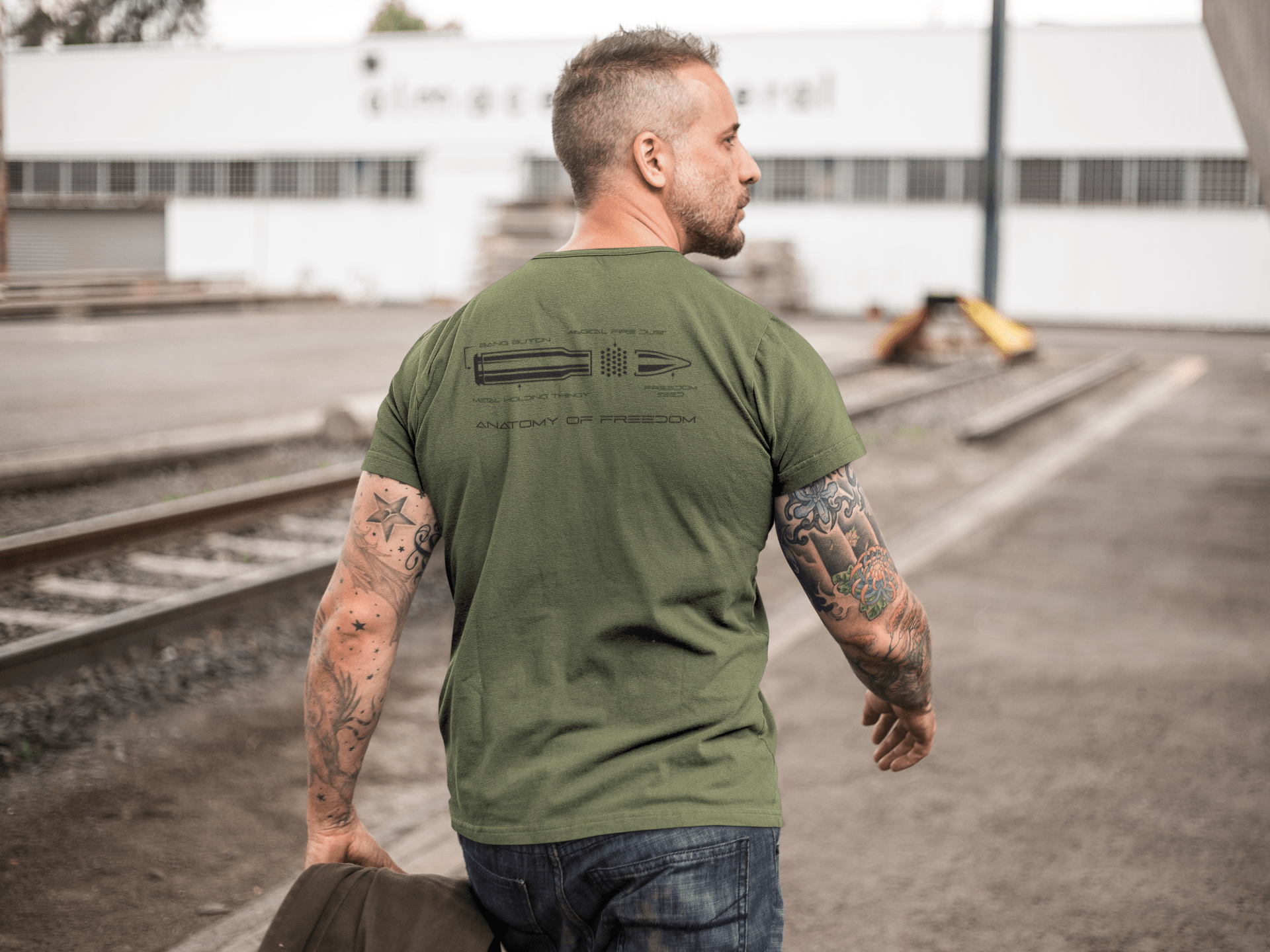 ANATOMY OF FREEDOM T - SHIRT - VULCAN