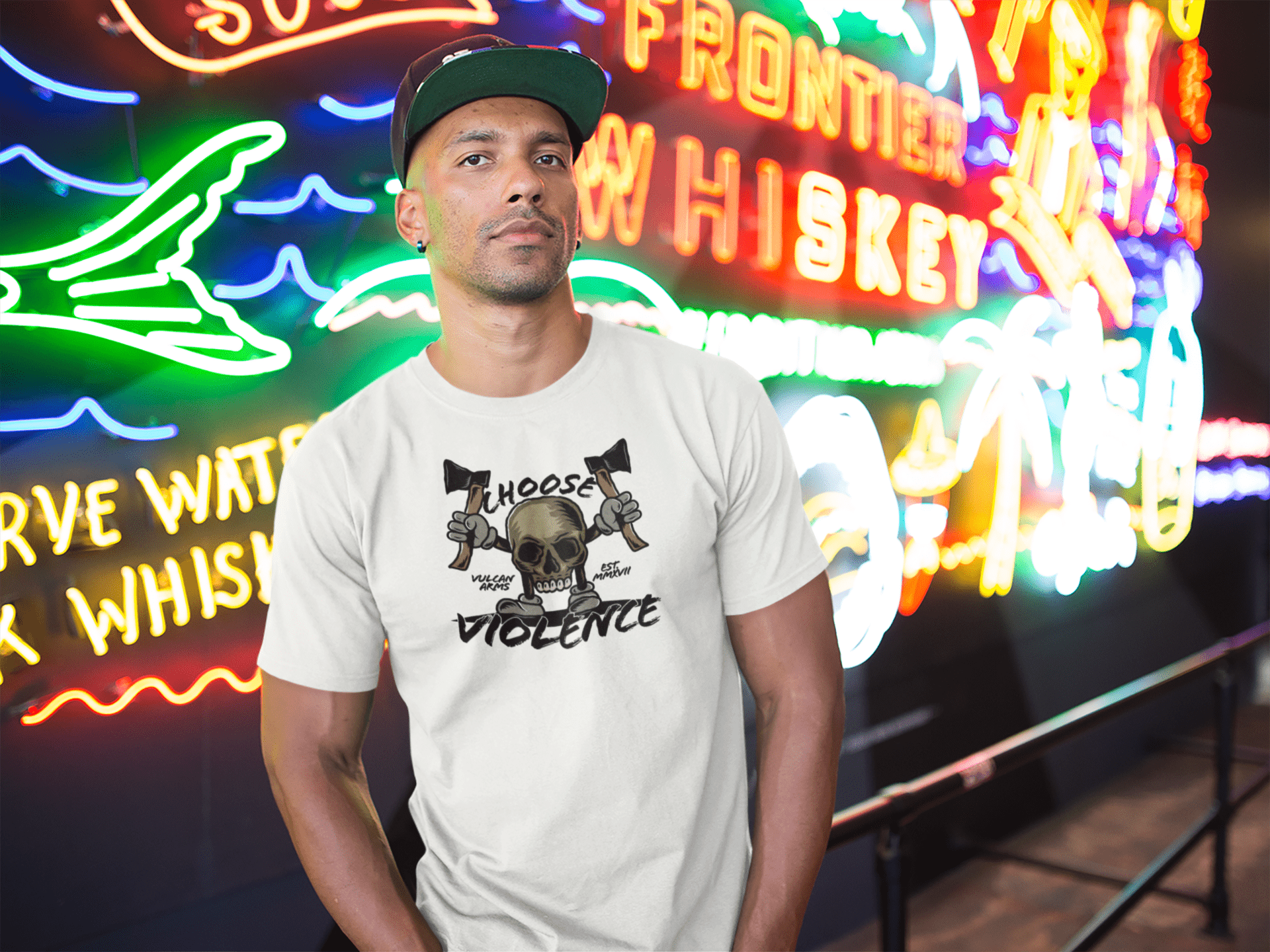 CHOOSE VIOLENCE T - SHIRT - VULCAN