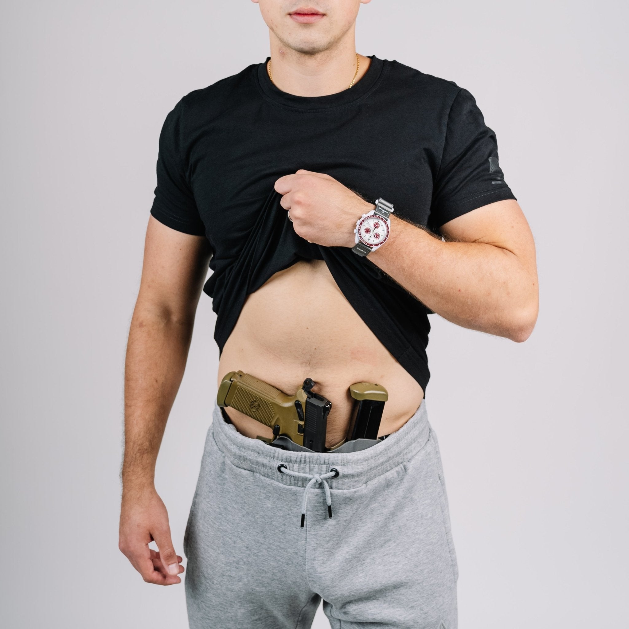 EDC ConcealTee™ - Black/Black - VULCAN