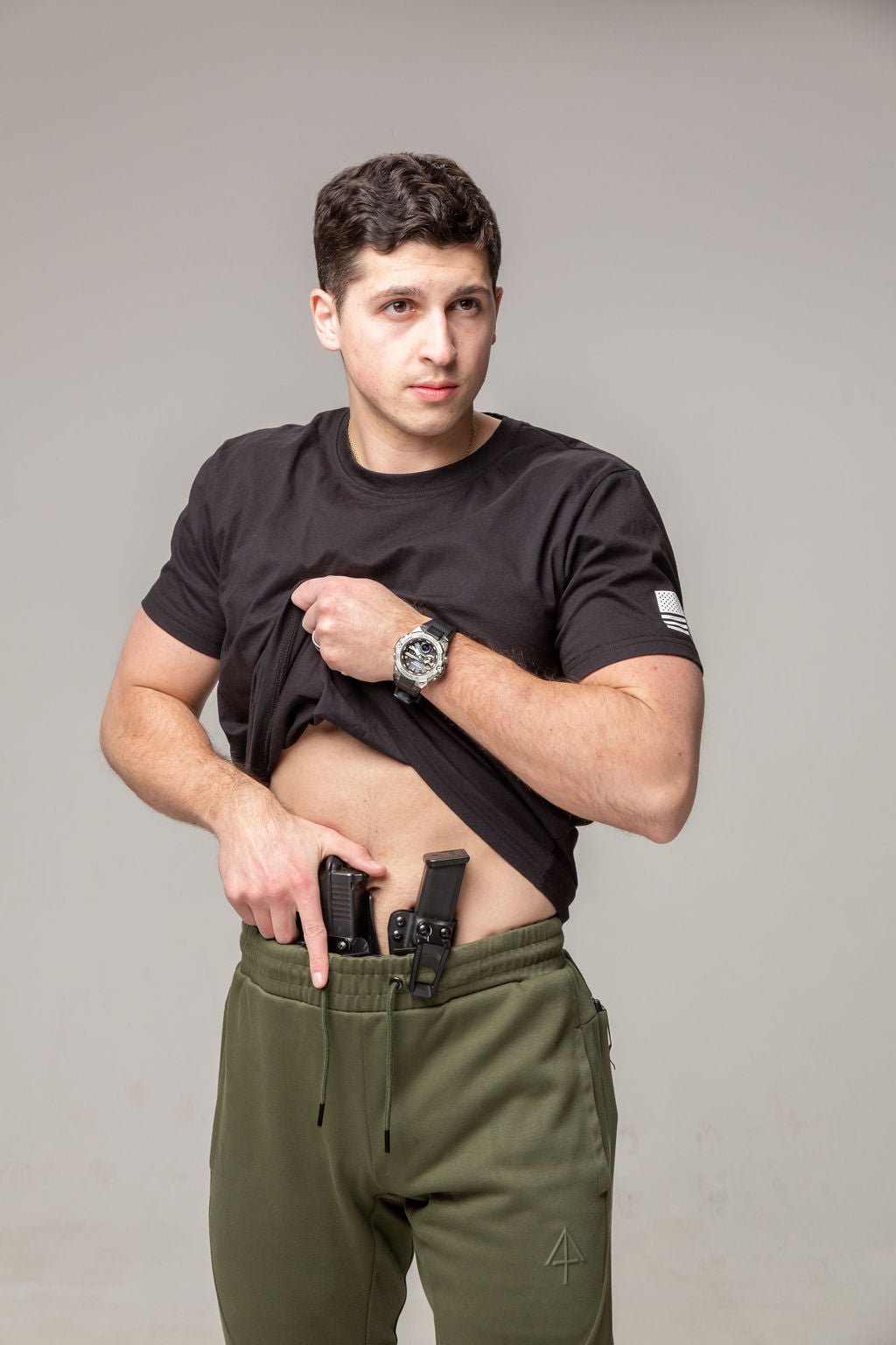 EDC ConcealTee™ - Midnight Black - VULCAN