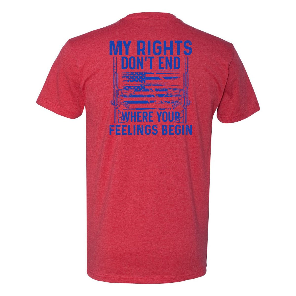 MY RIGHTS DON'T END T - SHIRT - VULCAN