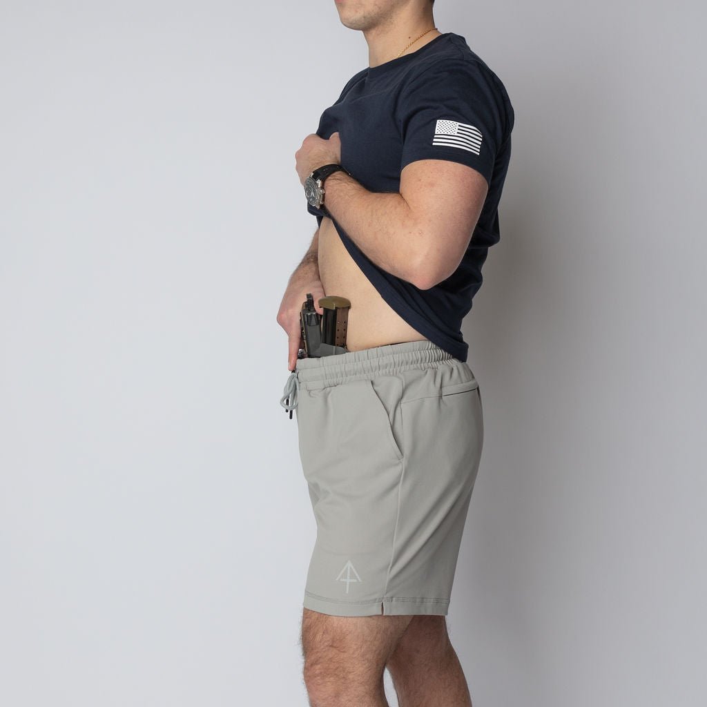 NEW! Carrier Shorts Mk.II - Chalk Grey 7" - VULCAN