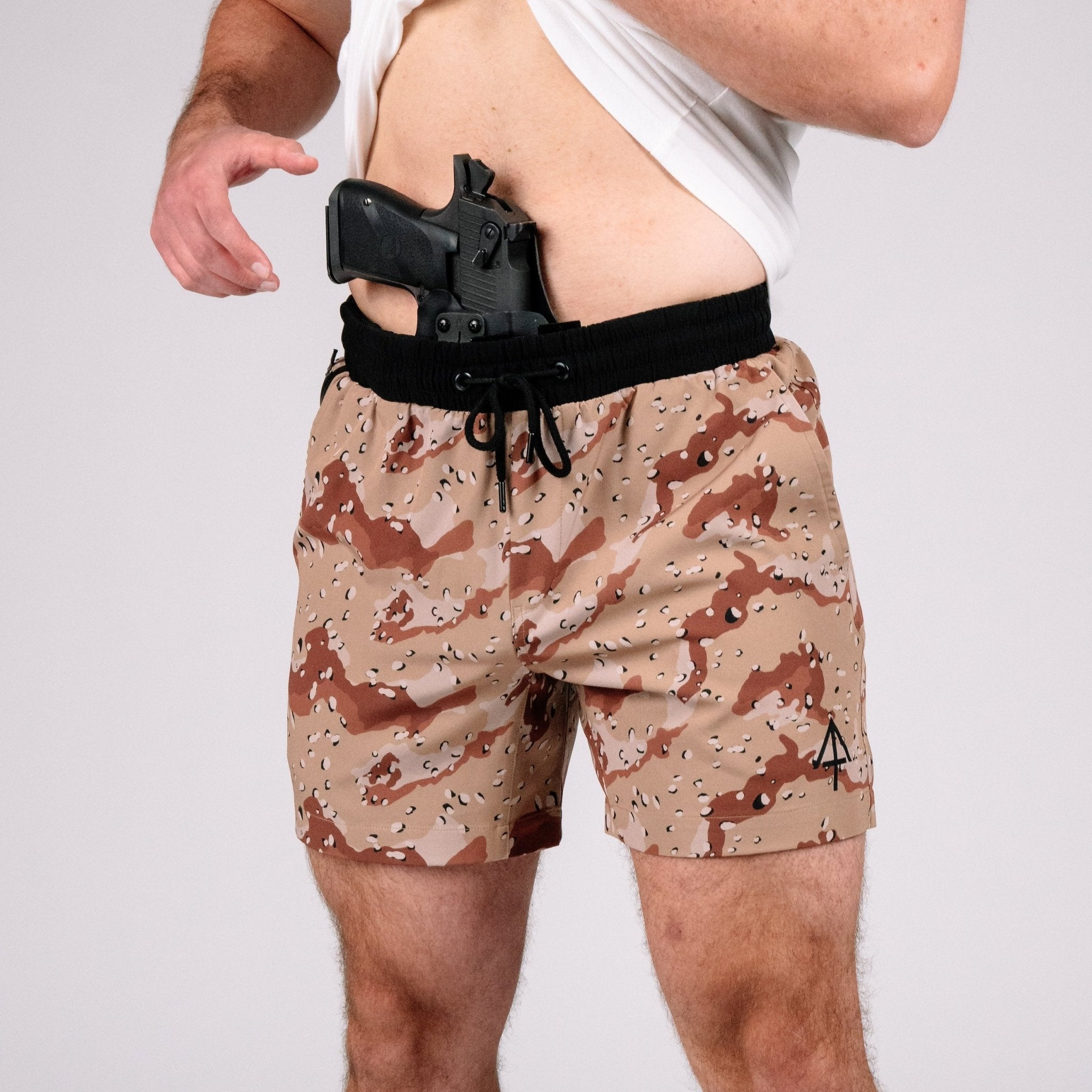 NEW! Carrier Training Shorts - Desert Camo 5" - VULCAN