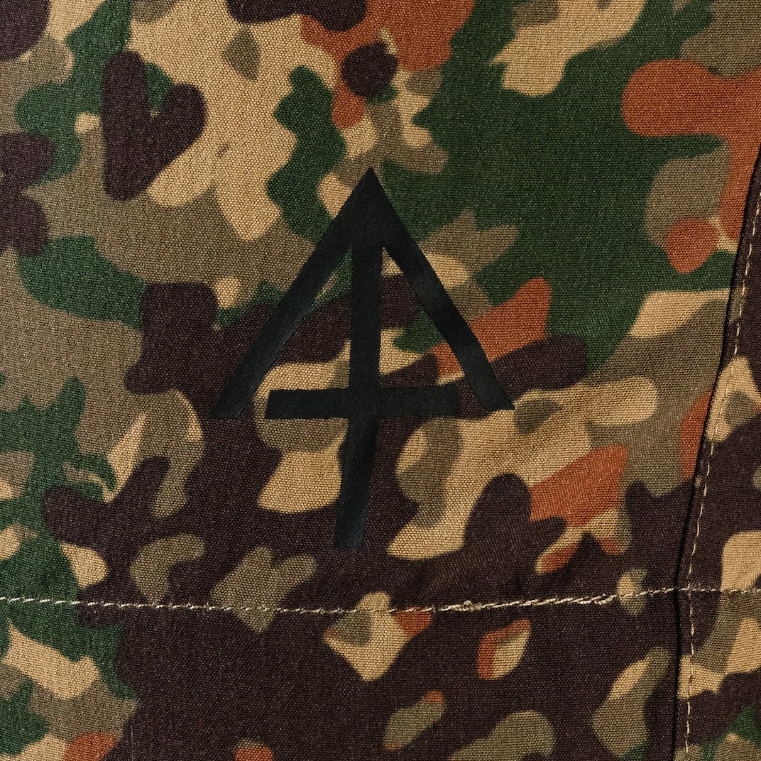 NEW! Carrier Training Shorts - Flecktarn Camo 5" - VULCAN