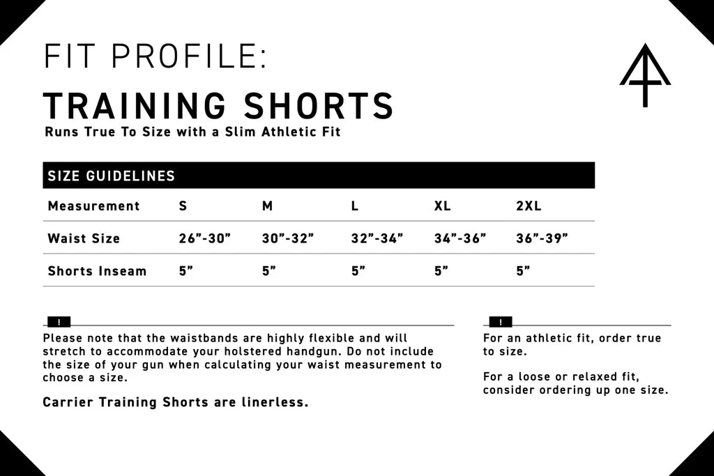 NEW! Carrier Training Shorts - Woodland Camo 5" - VULCAN