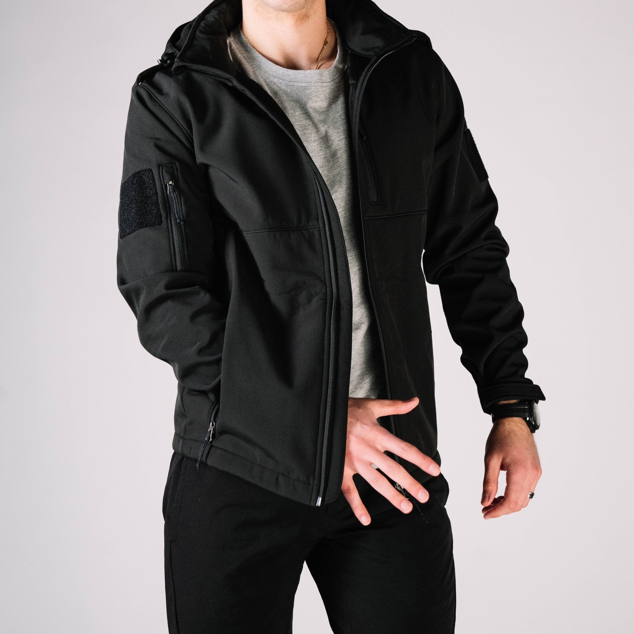 NEW! Tactical Jacket Alpha - Midnight Black - VULCAN