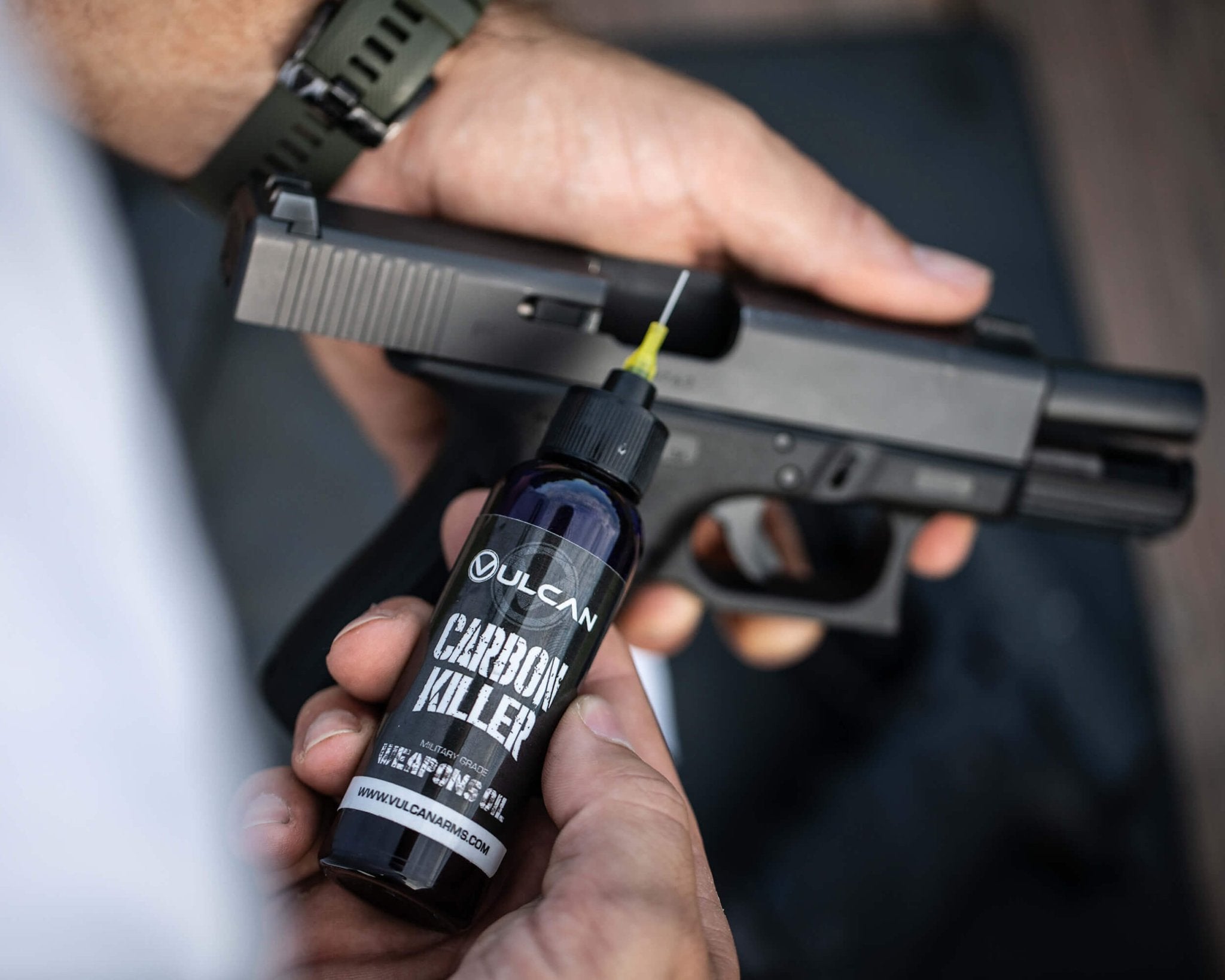 How to Clean Your Gun Using Carbon Killer Cleaning Oil - VULCAN