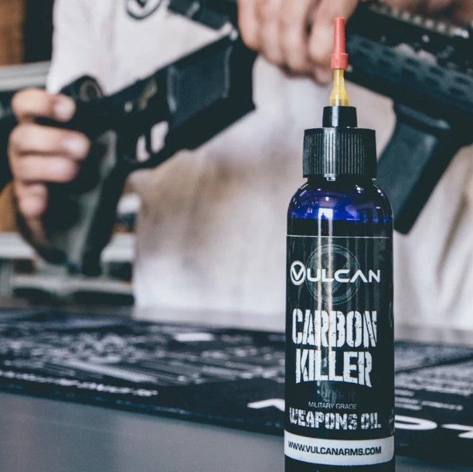 Prevent Rust on Firearms with Vulcan Carbon Killer Oil - VULCAN