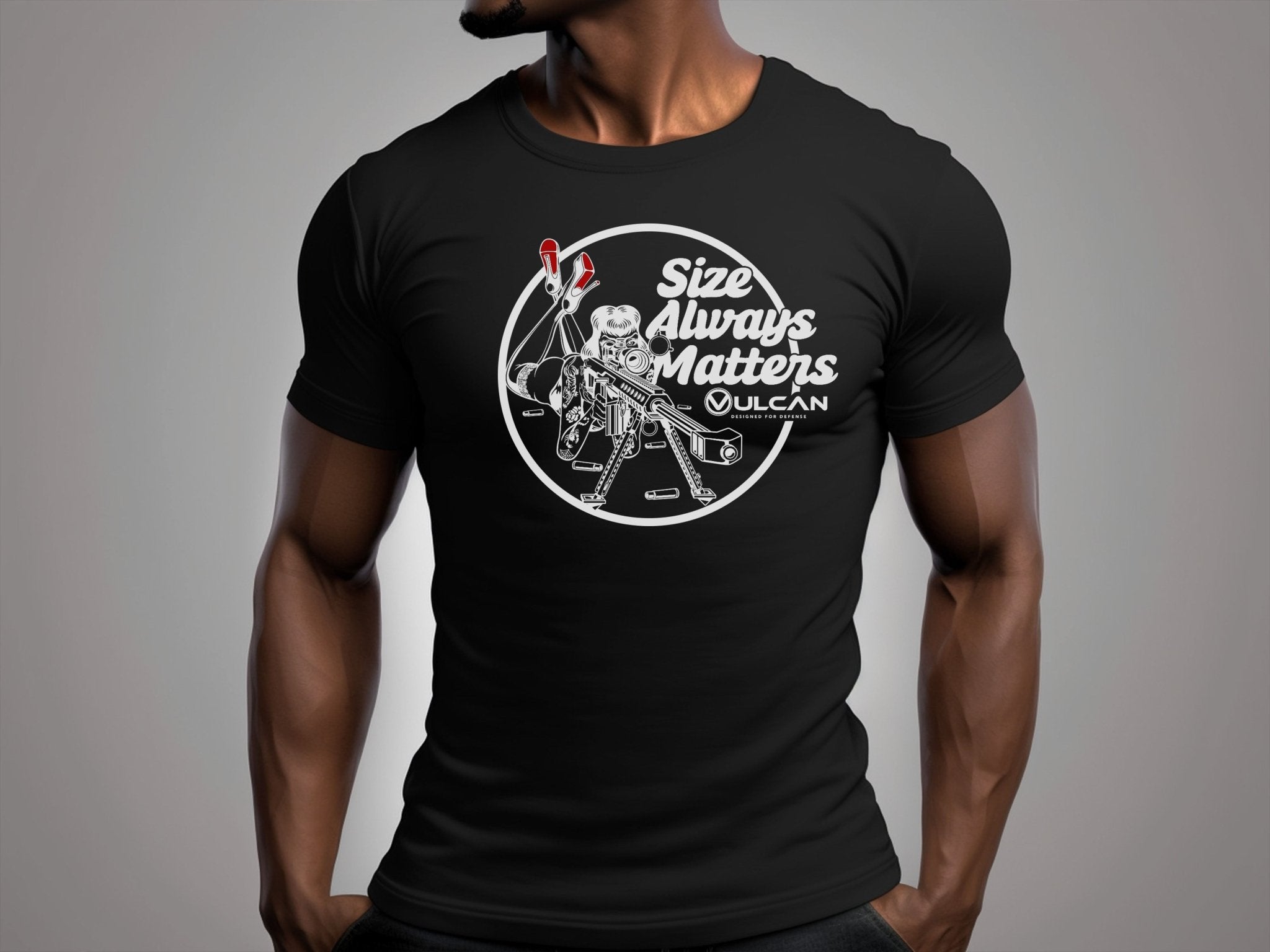 SIZE ALWAYS MATTERS T - SHIRT - VULCAN